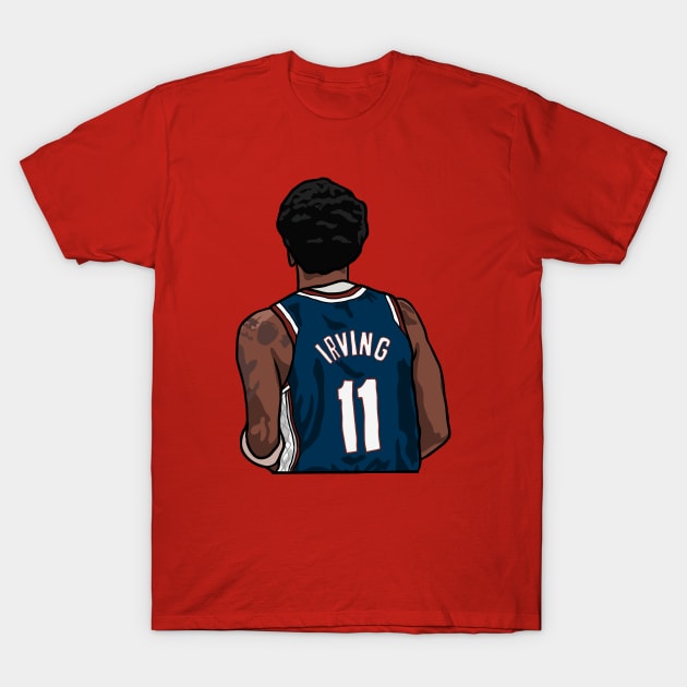 Kyrie Irving Back-To T-Shirt by rattraptees